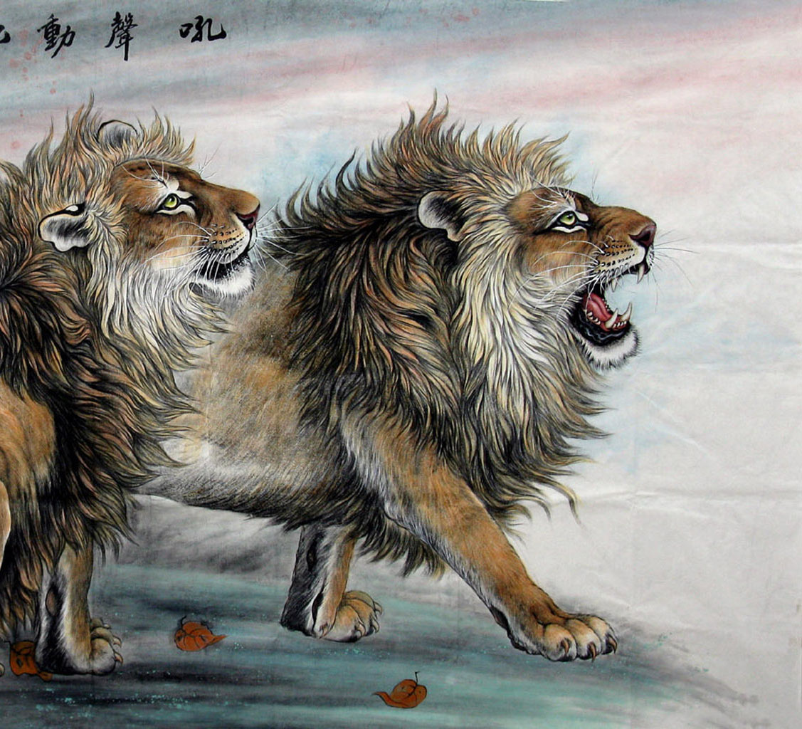 风中的狮子|纯艺术|素描|暴雨刘夏 - 原创作品 - 站酷 (ZCOOL)