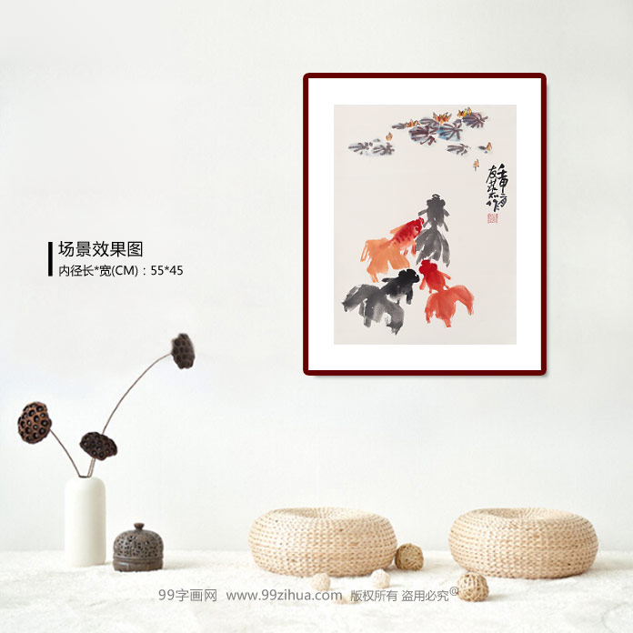 harip 清朝（オリジナル）朱塗 唐子文小棚 一対（WAYOWAN まる