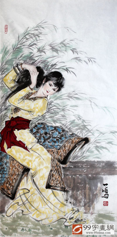 有收藏价值的仕女画- 仕女图- 99字画网