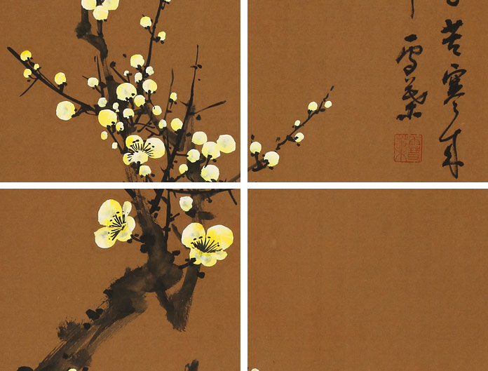 何华贤水墨国画梅花图《梅花香自苦寒来》 - 梅花图- 99字画网