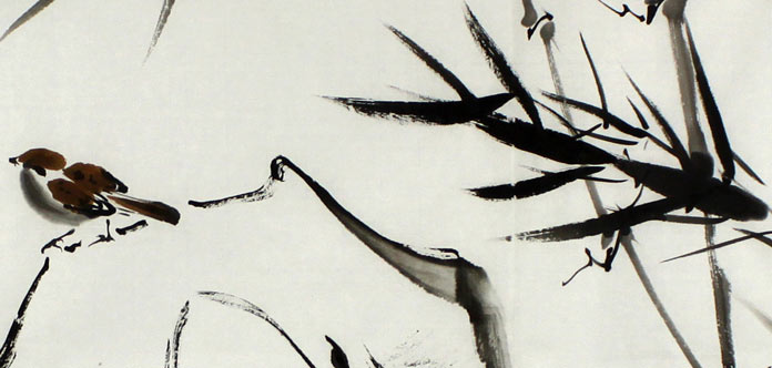 竹子和石头画图片大全_竹子和石头画图片下载