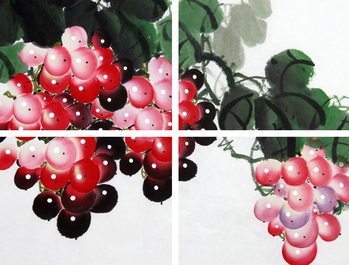 餐厅葡萄挂画硕果飘香 - 葡萄画 - 99字画网