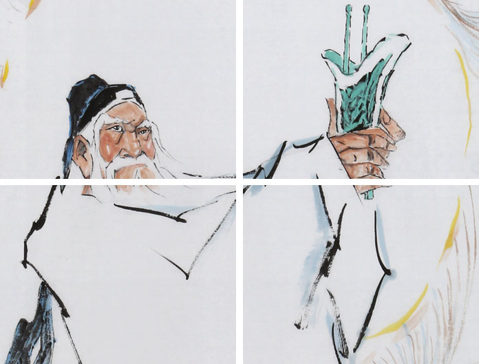 首页 传统水墨 人物画 关公/寿星 品名:将进酒                  材质