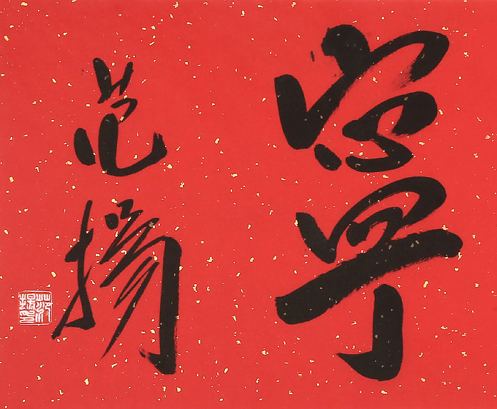 范扬 四尺对开《福寿康宁》 - 行书 - 99字画网