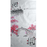 【已售】李明成三尺山水画《太湖春晓》(议价)