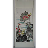 【已售】四尺国画《荷塘情趣》