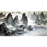 【已售】三尺国画山水《烟江叠嶂》