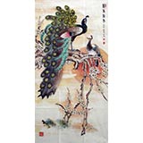 四尺国画孔雀《万年锦绣》