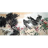 三尺花鸟-雄鹰1