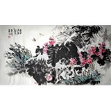蒋峰三尺写意花鸟画《春风得意》