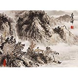 【已售】名家小品山水