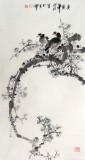 【已售】 王宝钦三尺国画八哥图(询价)