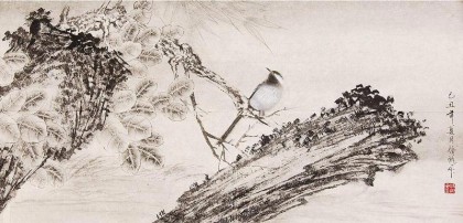 【已售】三尺精品花鸟画《喜上枝头》