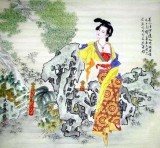 【已售】特价 精品六尺斗方仕女图