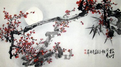 中国の『梅花絵』です。 中国の『梅花絵』です。