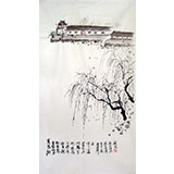 名家李明成三尺《莫愁湖》