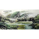 【已售】四尺国画山水《万象更新》