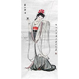 【已售】李立辰三尺国画《贵妃醉酒》