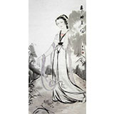 精品四尺仕女图《舞醉春风》