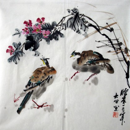 【已售】卧室装饰画《暖春》