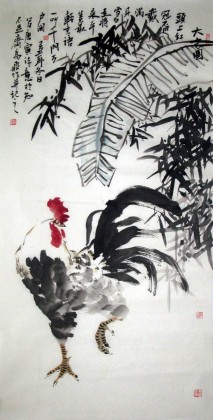 【已售】四尺写意国画《大吉图》