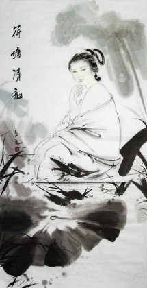 【已售】特价：李立辰《荷塘清韵》（询价）