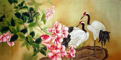 【已售】四尺精品工笔松鹤图