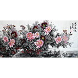 【已售】魏武双六尺精品牡丹《国色天香》