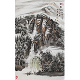 张永文精品山水画《源泉》