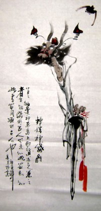 【已售】魏武双精品钟馗画《钟馗神威》