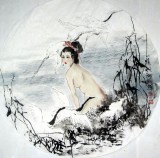 【已售】四尺斗方精品人物画