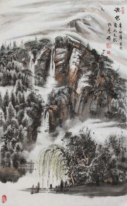 SK张永文精品山水画《源泉》