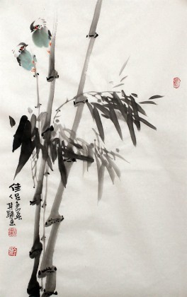 刘其镛作品 卧室装饰《佳侣》