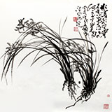 李明成入册原稿《兰花》