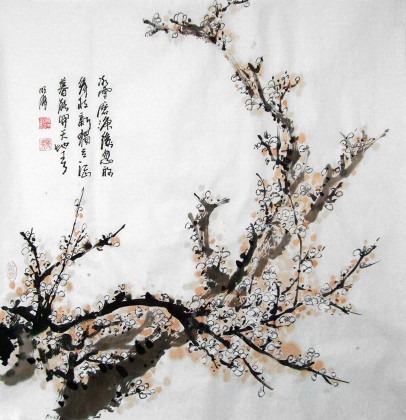 【已售】李明成套画《梅兰竹菊》(×4)(询价)