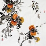 【已售】一方四尺斗方画《事事如意》