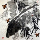 肖文斌四尺斗方花鸟画