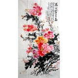 六尺国画牡丹《花开富贵图》-2