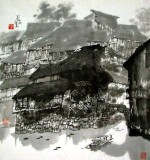 【已售】三尺斗方山水