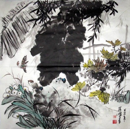 00 名家庾超然办公室八尺山水《观沧海》 本站价: ¥4800.图片