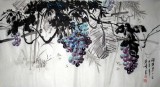 【已售】蒋峰三尺写意花鸟画《硕果累累》