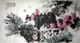 【已售】蒋峰三尺写意花鸟画《春风得意》