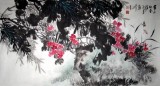 【已售】蒋峰三尺写意花鸟画《早木知春》