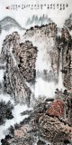 【已售】四尺精品工笔山水画《层喦深处》