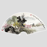 吉林美协邹本财扇面《山花初开春正好》