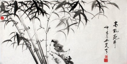 【已售】三尺国画墨竹图《高风亮节》