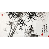 三尺国画翠竹《长青香秀》