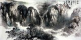 【已售】杨春四尺山水作品《雨后山川秀》