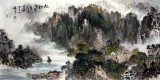 【已售】杨春四尺山水画《秋韵》