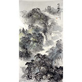 杨春六尺作品《烟雨瑶山》
